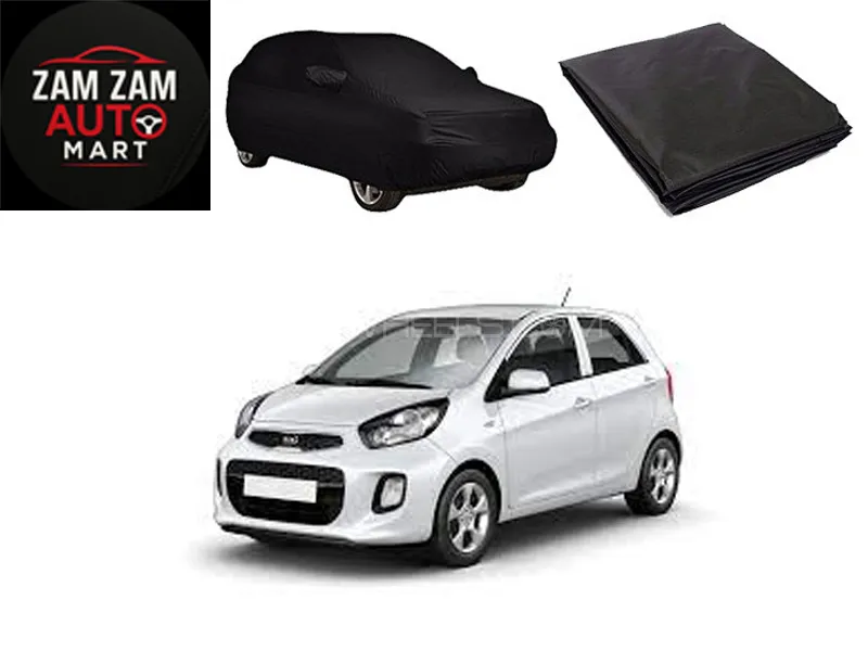 Kia Picanto High Quality Black coated top Cover Image-1
