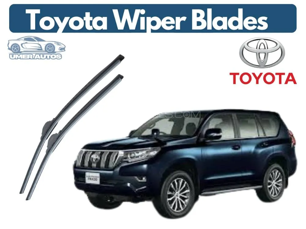 Soft Silicon Wiper Blade for Toyota Land Cruiser Prado (2018–2023) | Streak-Free & Quiet Image-1