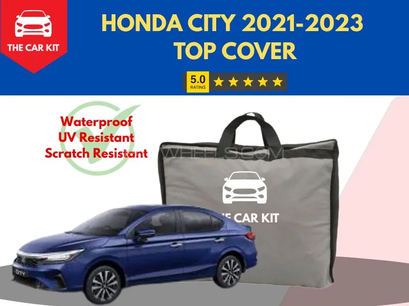 Honda City 2021–2023 Parachute Top Cover | Waterproof | Scratch Resistant | Durable Fabric Image-1