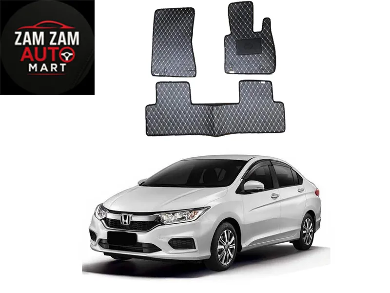 Honda City  Floor Mat 3PCS - Model 2009-2021 Image-1