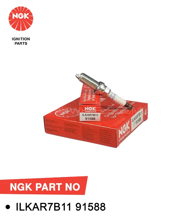NGK Spark Plug for Toyota Corolla 1ZR, 1600cc, 2011-2014 (ILKAR7B11) IRIDIUM (Japan-Single Pc) Image-1