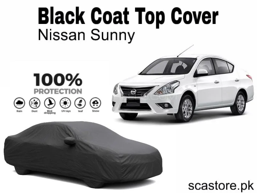 Nissan Sunny Black Coat Top Cover – Full Body Protection Image-1
