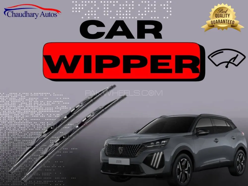 Soft Rubber Wiper Blade for Peugeot 2008 2021–2024 – Silent, Streak-Free Fit Image-1