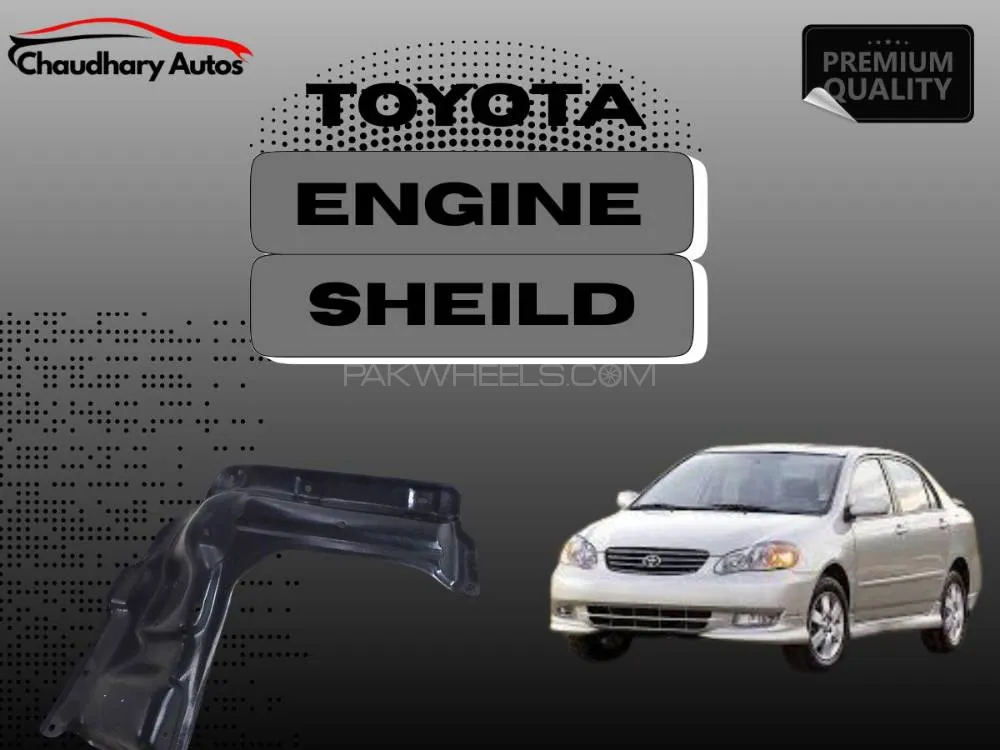 Toyota Corolla 2002-2008 Engine Shield Right Side Image-1