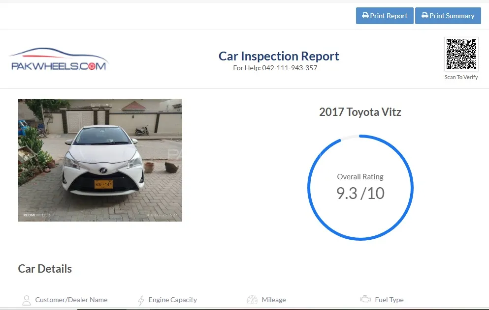 Toyota Vitz 2017 for Sale in Hyderabad Image-1