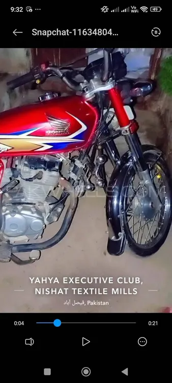Honda CG 125 2020 for Sale Image-1