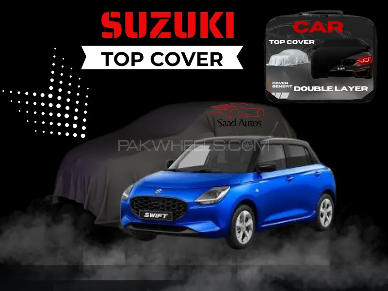 Suzuki Swift 2022–2024 Top Cover | Grey | Double Layer | Waterproof | Premium Quality Image-1