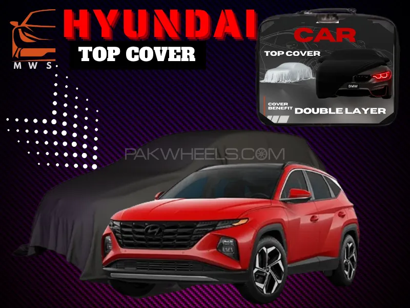 Hyundai Tucson 2021-2025 Top Cover | Grey | Double Layer | Waterproof | Premium Quality Image-1