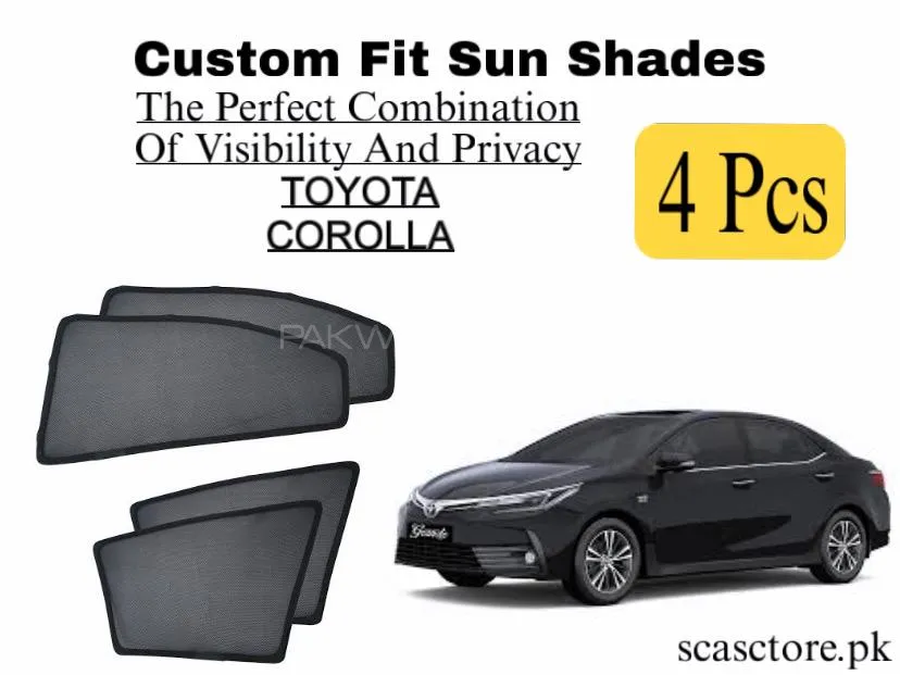 Toyota Corolla Sun Shades for Heat and UV Protection Image-1