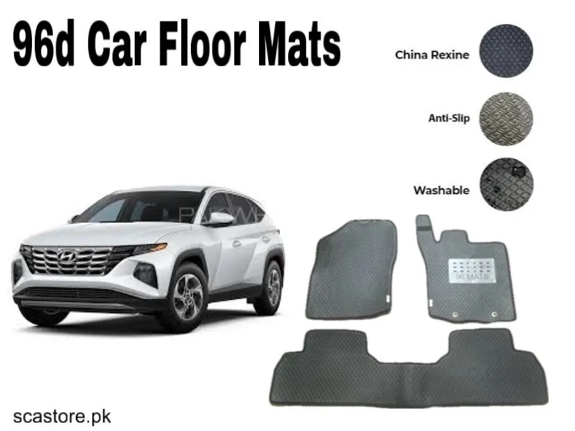 Hyundai Tucson 96 Car Floor Mats – Premium Leatherite Mats for Ultimate Protection & Luxury Image-1
