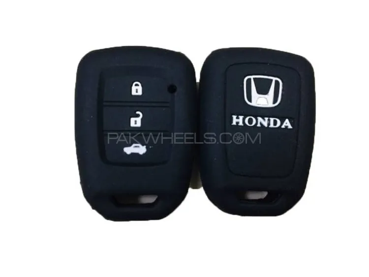 Honda City 2009-2021 And Honda Civic Reborn Soft Carbon Key Cover | Image-1