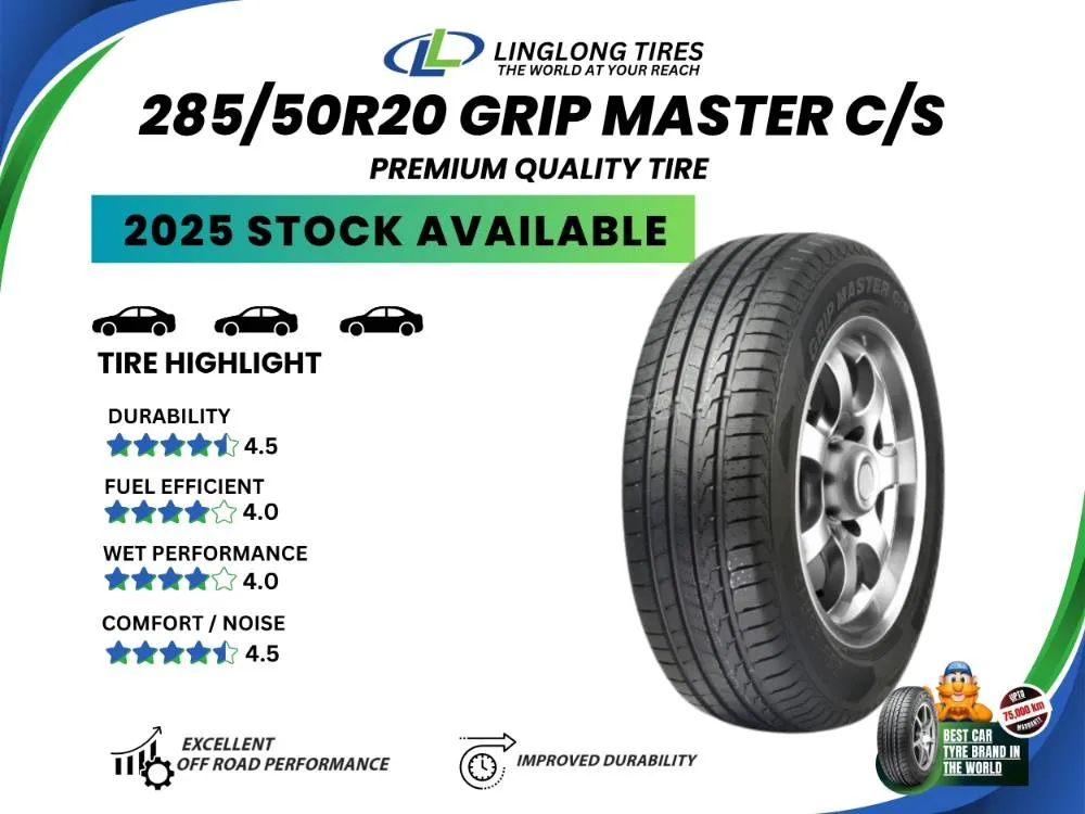 Ling Long Tyre 285/50R20 GRIP MASTER C/S Image-1