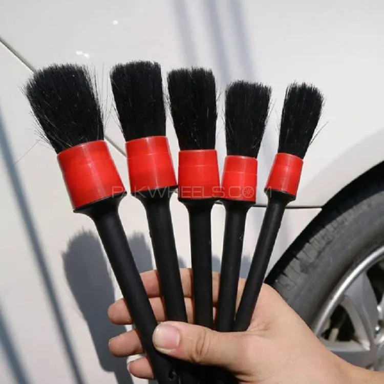 5pc Car Cleaning Tool Set Detail Brush Image-1