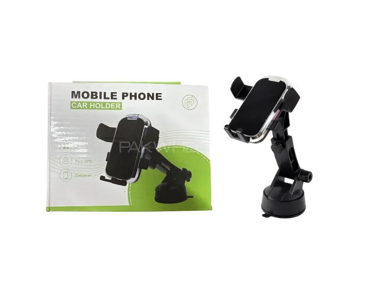 Mobile Phone Car Holder – Adjustable Dashboard Mount Image-1