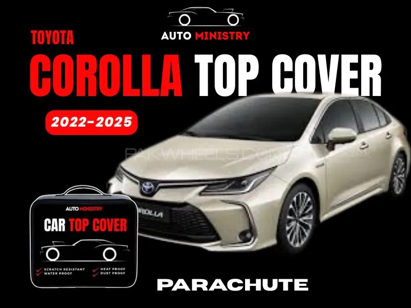 Toyota Corolla 2022-2025 Parachute Top Cover | Waterproof | Scratch-Resistant | Durable Stitching Image-1