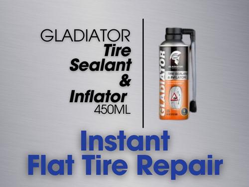 Gladiator | Gladiator Tire Sealant | Inflator | Instant Flat Tire Repair | Gladiator Inflator Gladiator | Gladiator Tire Sealant | Inflator | Instant Flat Tire Repair | Gladiator Inflator