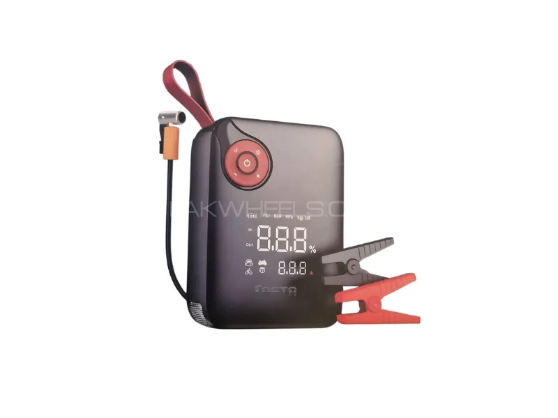 Casta 2-in-1 Jump Starter & Portable Air Compressor – 12V Emergency Car Battery Booster Image-1