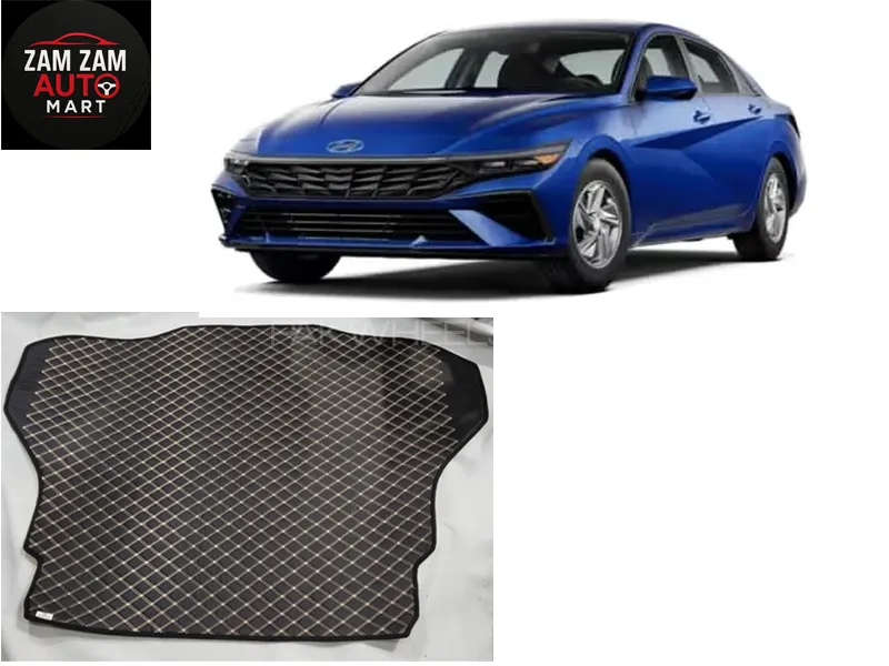 Hyundai Elantra Ev 7D Trunk Mat Model 2024-2025  Image-1