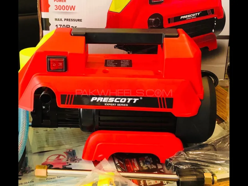 Prescott Water Jet High Pressure Washer Copper Motor-3000W-170Bar Image-1