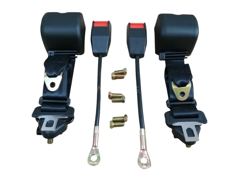 Universal 3-Point Retractable Car Seat Belt Harness – Adjustable Safety Strap Image-1