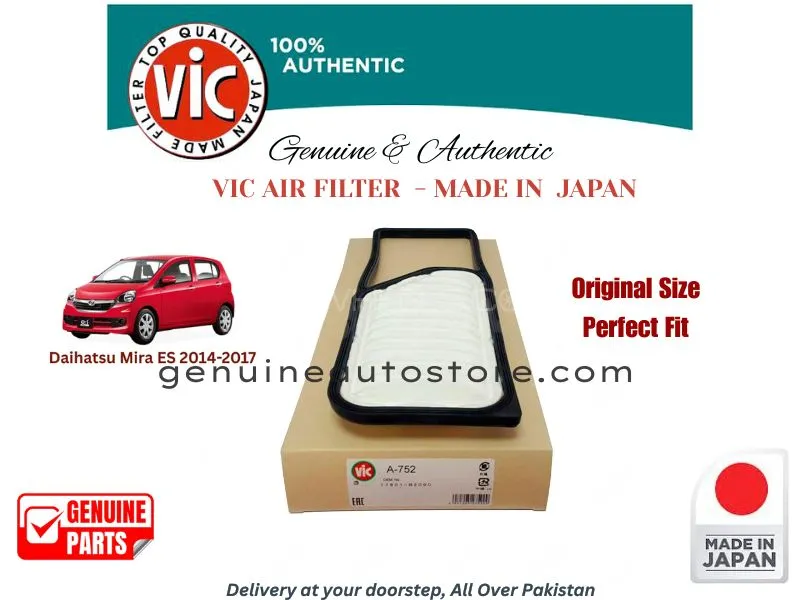 DAIHATSU MIRA ES 2014-2017 VIC JAPAN AIR FILTER 17801-B2090 Image-1