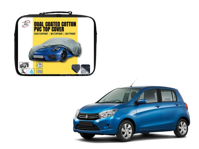 Dual Coated Cotton PVC Car Top Cover for Suzuki Cultus 2017-2025 | Waterproof, Dustproof  Image-1