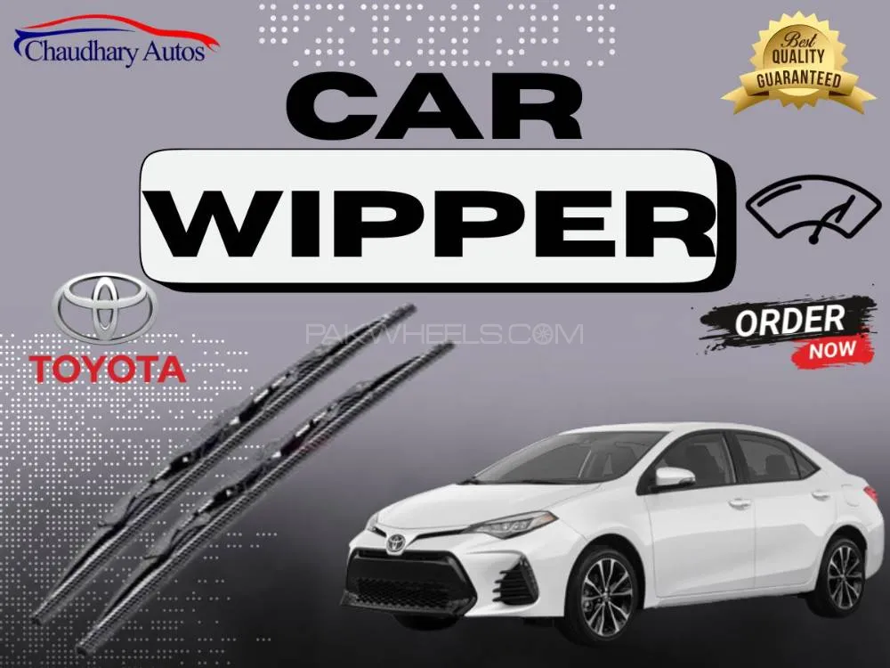 Soft Rubber Wiper Blade for Corolla 2014–2019 (11th Gen) – Silent, Streak-Free Fit Image-1