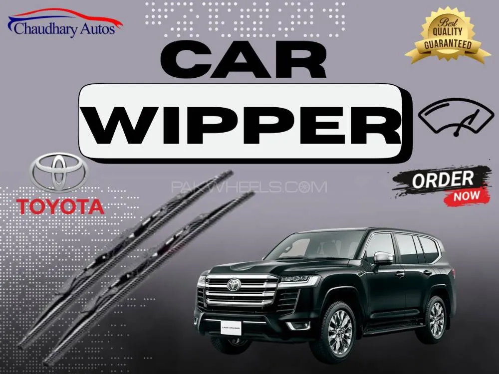 Soft Rubber Wiper Blade for Land Cruiser 200 (2008–2021) – Silent, Streak-Free Fit Image-1