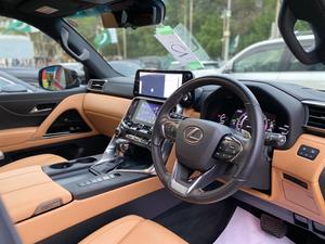 Lexus Lx 600 v6 twin turbo 
Model: 2022
Mileage: 7,700 km
Unregistered 
Fresh Import 2025 

Luxury variant:
*Finger print start button 
*Color heads up display
*Okudake (Wireless) charger 
*Back auto door 
*Rear view camera
*Under view camera 
*Rear entertainment 
*Mark levinson 3D sound system 
*Front & rear ventilated seats 
*Heating/Cooling seats
*Sunroof
*Radar
*7 seater

Calling and Visiting Hours

Monday to Saturday

11:00 AM to 7:00 PM