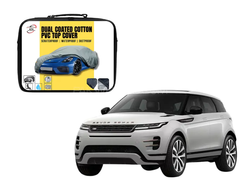 Dual Coated Cotton PVC Car Top Cover for Range Rover Evoque | Waterproof, Dustproof & UV Resistant Image-1