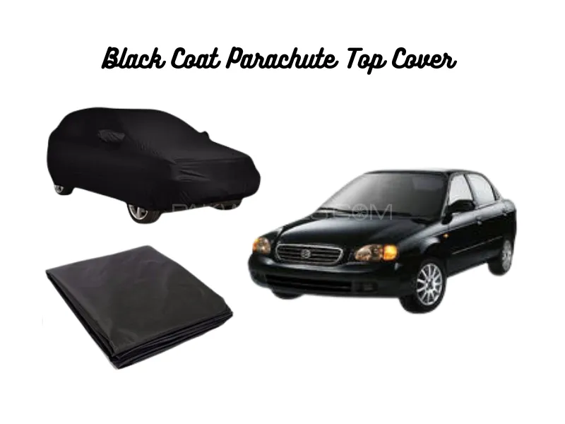 Suzuki Baleno Black Coat Parachute Top Cover Image-1