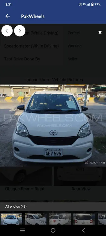 Toyota Passo 2017 for Sale in Peshawar Image-1