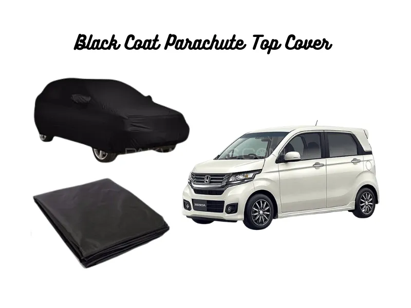 Honda N-WGN 2020–2025 Black Coat Parachute Top Cover Image-1