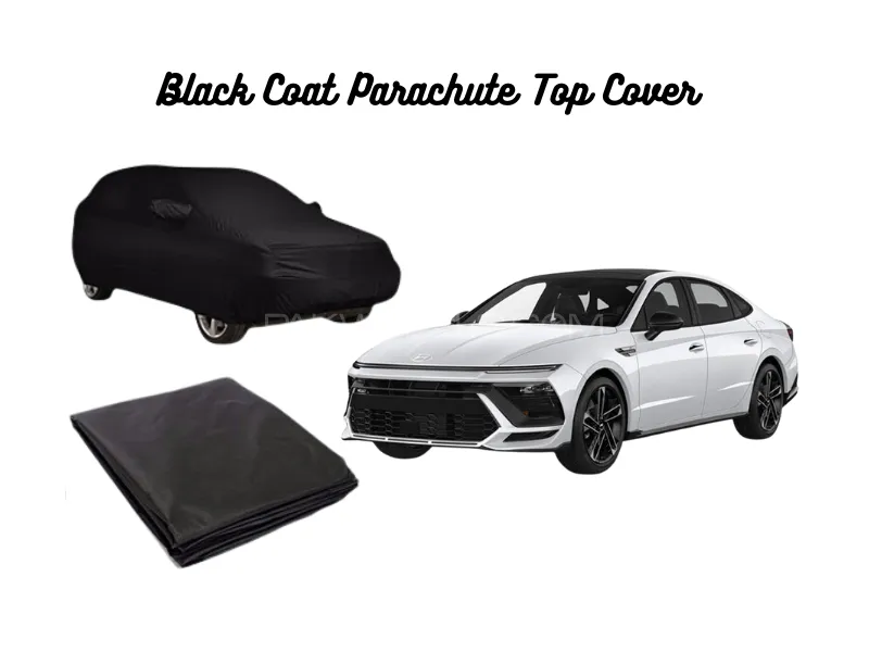 Hyundai Sonata N Line 2025 Black Coat Parachute Top Cover Image-1