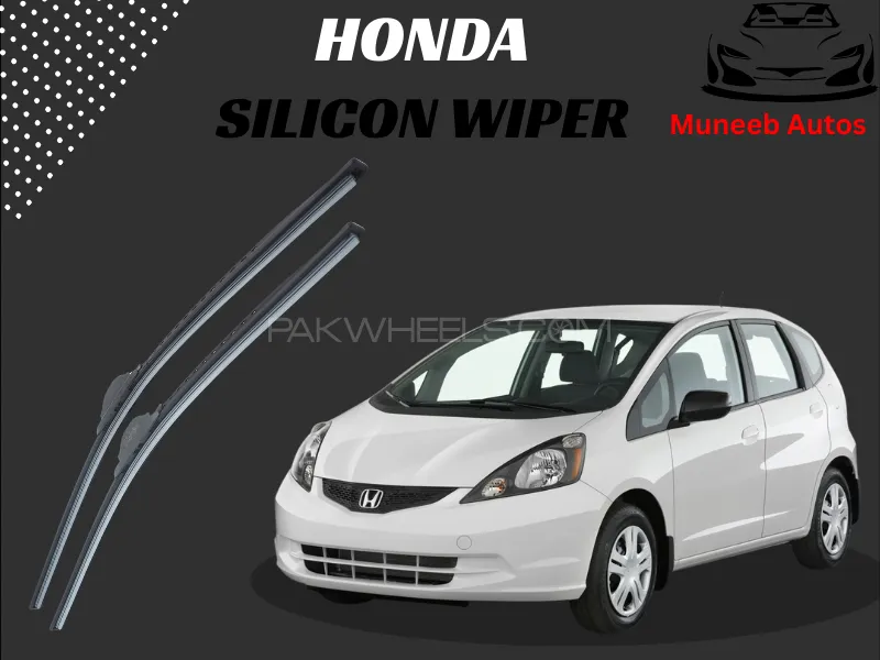 Soft Rubber Wiper Blade Set for Honda Fit 2012–2020 – Durable & Clear Visibility Image-1