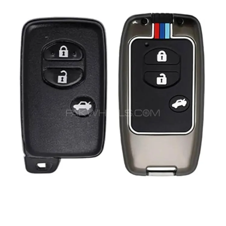 Toyota Prado FJ150 Protective  Zinc Alloy Remote Key Cover Image-1