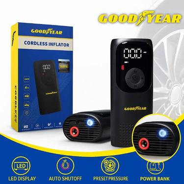 Goodyear Heavy Duty Digital Tire Inflator & Power Bank Goodyear Heavy Duty Digital Tire Inflator & Power Bank