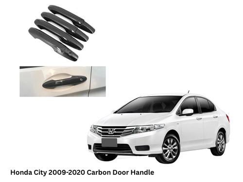Honda City Carbon Fiber Door Handles Covers 2009 - 2020 Honda City Carbon Fiber Door Handles Covers 2009 - 2020