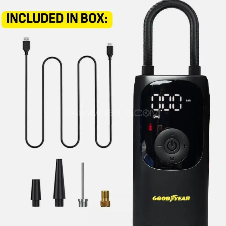 Goodyear Heavy Duty Digital Tire Inflator & Power Bank Goodyear Heavy Duty Digital Tire Inflator & Power Bank Image-2