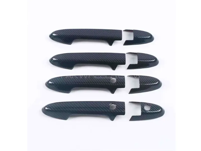 Honda City Carbon Fiber Door Handles Covers 2009 - 2020 Honda City Carbon Fiber Door Handles Covers 2009 - 2020 Image-2
