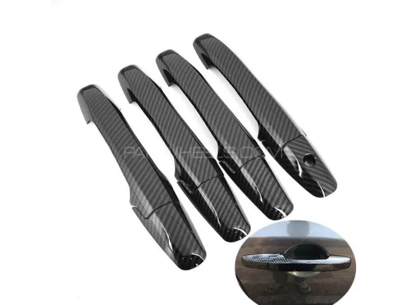 Honda Civic Reborn 2007-2012  Carbon Fibre Door Handle Cover Honda Civic Reborn 2007-2012  Carbon Fibre Door Handle Cover Image-3
