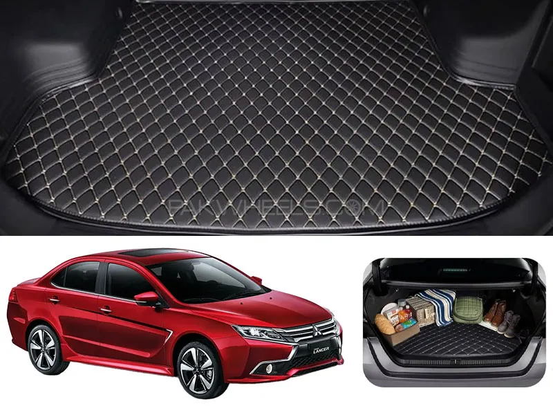 Mitsubishi Lancer Custom 7D Custom Car Trunk Mat - Model 2004-2020 Image-1