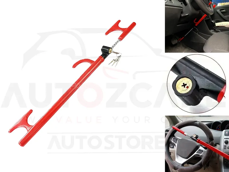Multi Functional Anti Theft Lock U Shaped Cross Cylinder Car Lock Image-1