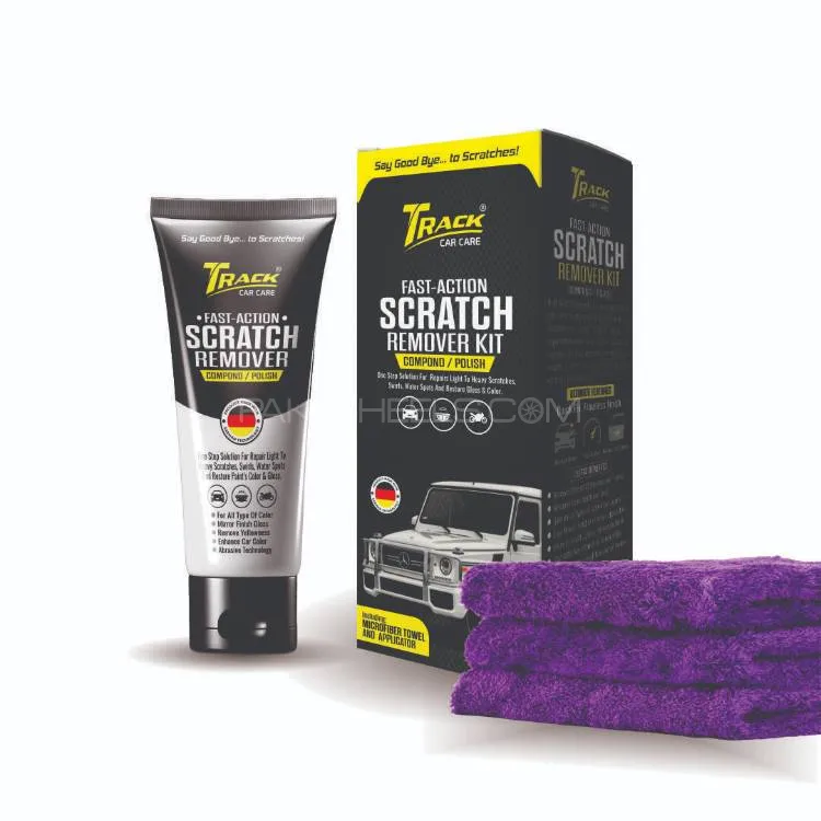 Track Scratch Remover– 200g with microfiber towel  Image-1