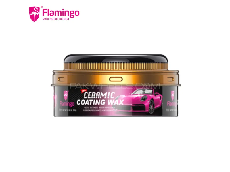 Flamingo Ceramic Coating Wax 300gm | High Gloss Shine & Long-Lasting Protection Flamingo Ceramic Coating Wax 300gm | High Gloss Shine & Long-Lasting Protection Image-4