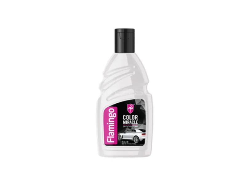 Flamingo Color Miracle White Wax | Restore Shine & Protect Car Paint Image-1