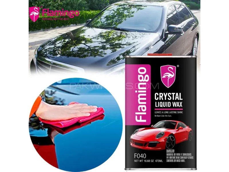 Flamingo Crystal Liquid Wax | High Gloss Shine & Long-Lasting Protection Image-1
