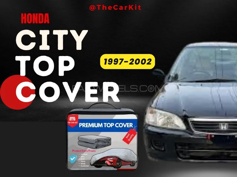 Honda City 1997–2002 Double Layer Top Cover – Heavy-Duty Oxford Fabric | 100% Waterproof Image-1
