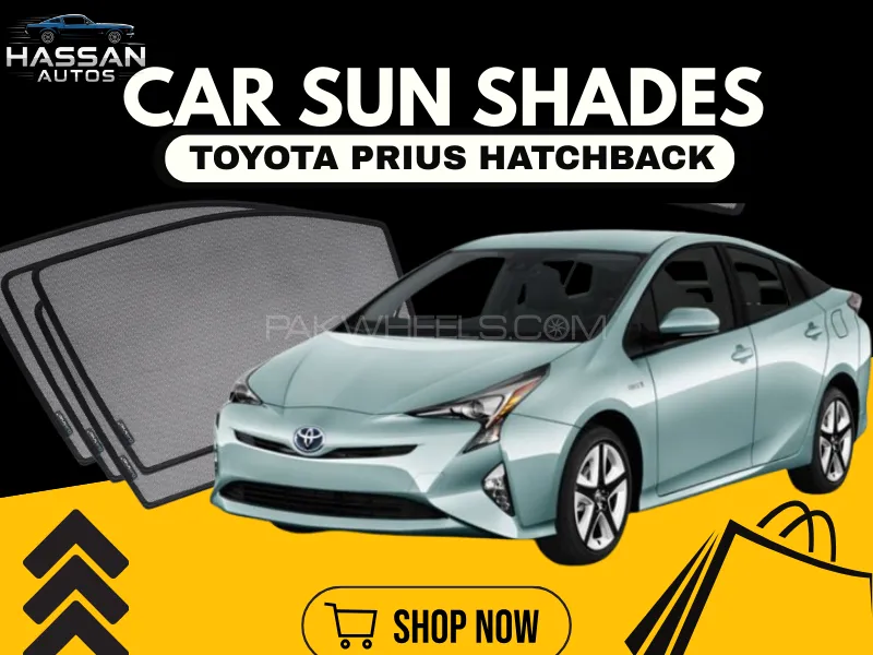 QS Window Sun Shades (Car Pardy) For Toyota Prius Hatchback 2016–2022 – UV Protection & Heat Control Image-1