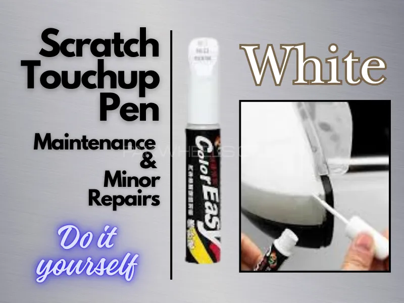 Universal | White | Car Coat Scratch | Repair Paint Pen | Touch Up Pen | Repair Maintenance Paint  Image-1